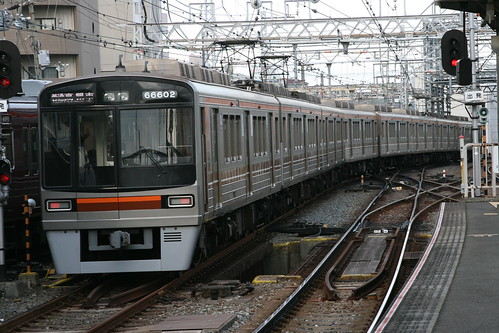 Osaka Metro 66 series(Renewed) in Awaji.Sta, Osaka, Osaka, Japan /Nov 4, 2018