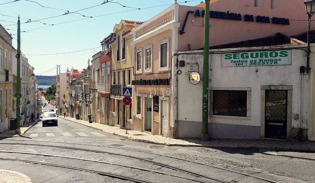 Old street in Belem, Lisboa.