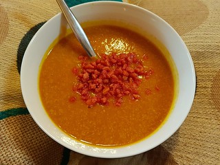 Pumpkin Soup with Bacun Bits