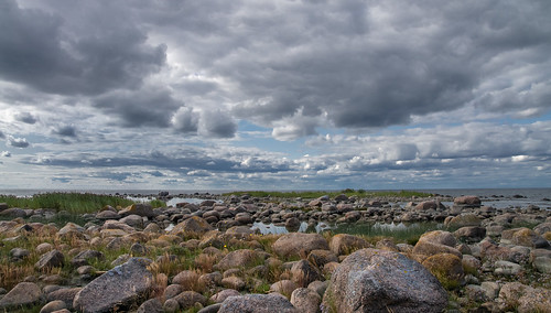 suurupi ninamaa sea sky stone boulder landscape summer trip pentax k5