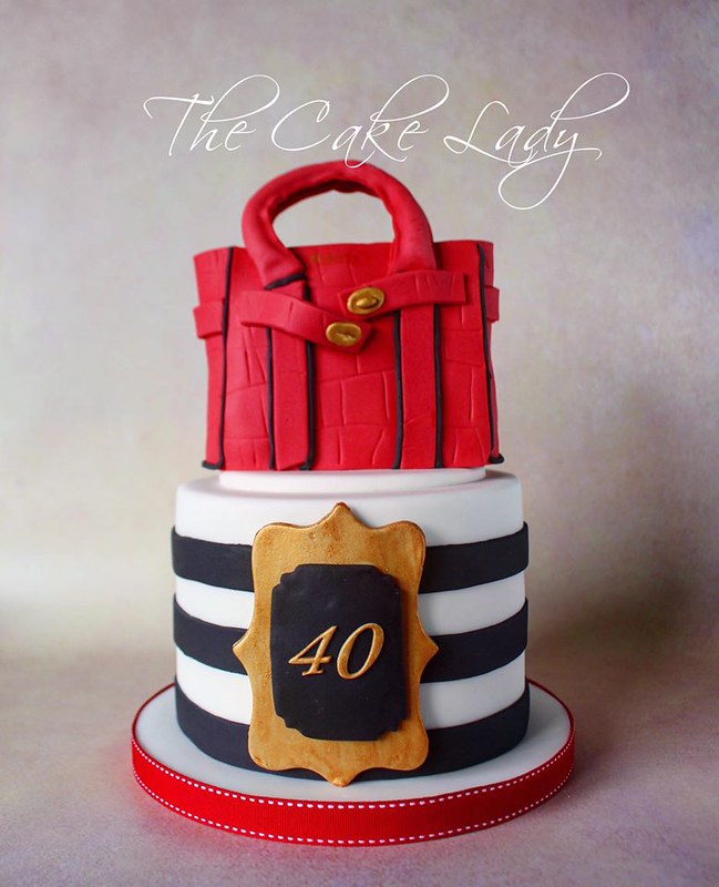 Luxury Handbag Cake by Annie The Cake Lady