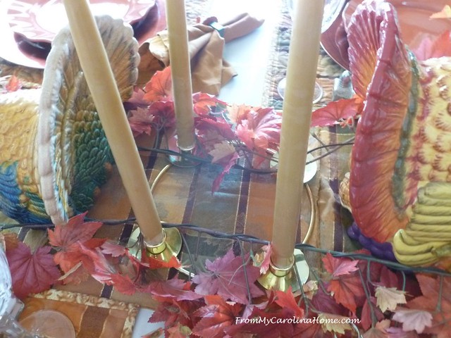 Thanksgiving Tablescape at FromMyCarolinaHome.com