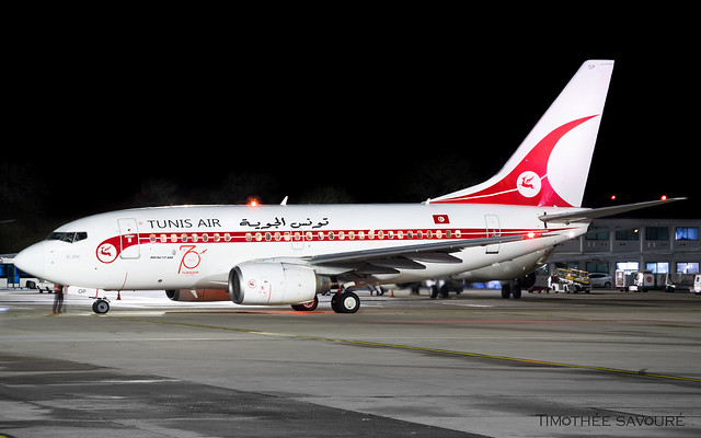 CDG | Tunisair 'retro livery' Boeing 737-600 | TS-IOP