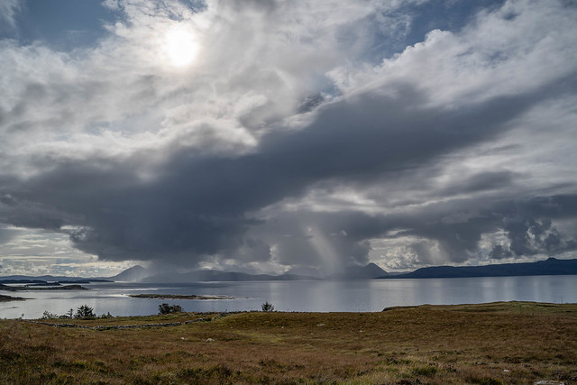 Clouds over Raasay, Scotland