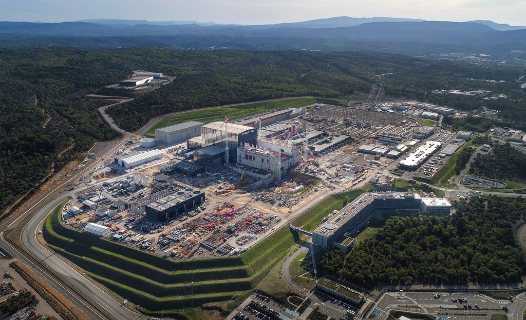Aerial view of ITER construction site, Cadarache, France, October 2019 © ITER Organization/EJF Riche
