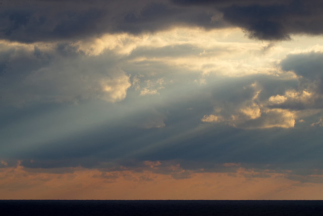Rays over Lake Erie