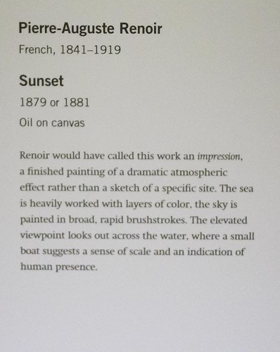 art museum clark clarkinstitute oil painting impressionism sunset boat ocean renoir