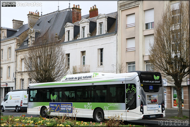 Heuliez Bus GX 337 GNV – CTY (Compagnie des Transports du Yonnais) (RATP Dev) / Impulsyon n°400