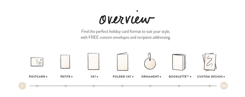 find the perfect holiday card format