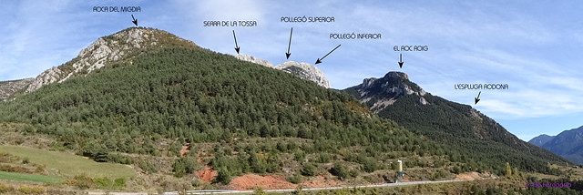 La Vall de Lord'19 -21- De Montcalb a Gósol -10- Cap de La Creu -07- Roca del Migdia, Serra de la Tossa, Pollegó Superior e Inferior, Roc Roig, L'Espluga Rodona 02 (17-10-2019)