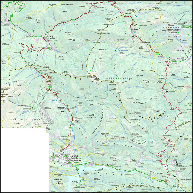 La Vall de Lord'19 -21- De Montcalb a Gósol -00- Itinerario (17-10-2019)