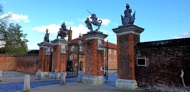 Main Outer Gate To Hampton Court Palace