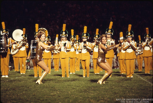 Baylor University Golden Girls and the Golden Wave Band, 1971, (2)