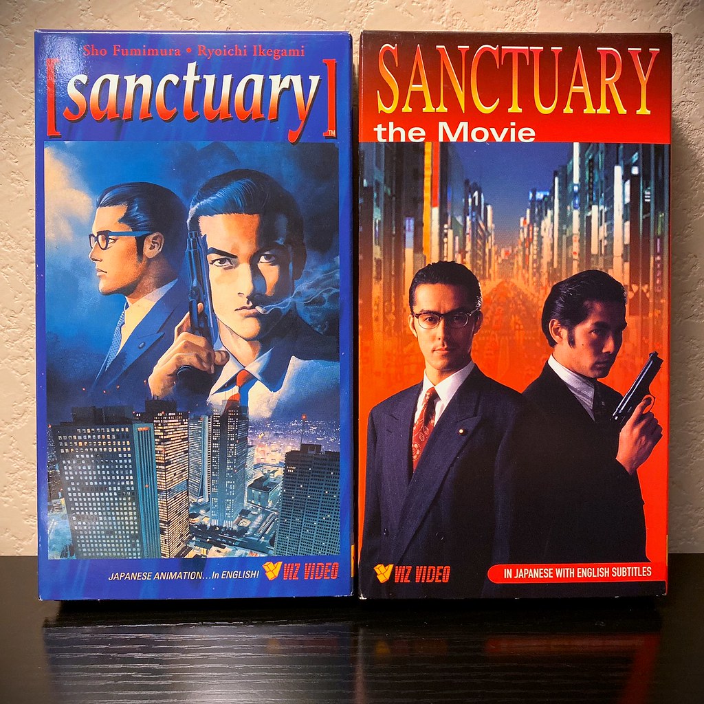 Sanctuary OVA and Live Action movie VHS tapes from Viz Vid… | Flickr