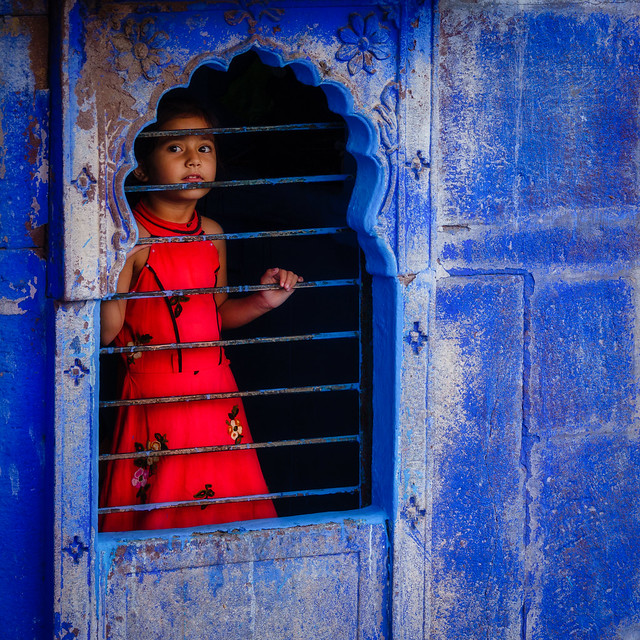 The window, Jodhpur, India