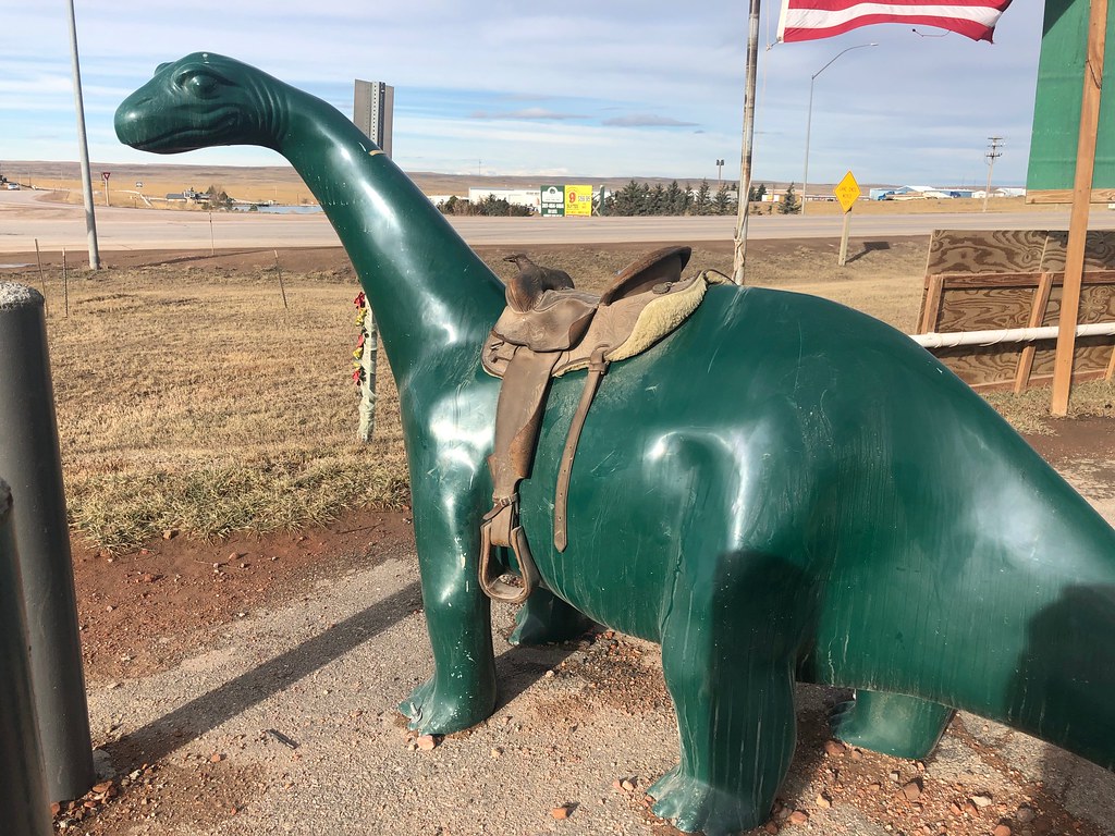 Real Cowboys Ride Green Dinosaurs