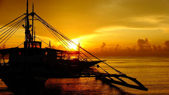 Philippines Sun rise @ [El Dorado beach resort]