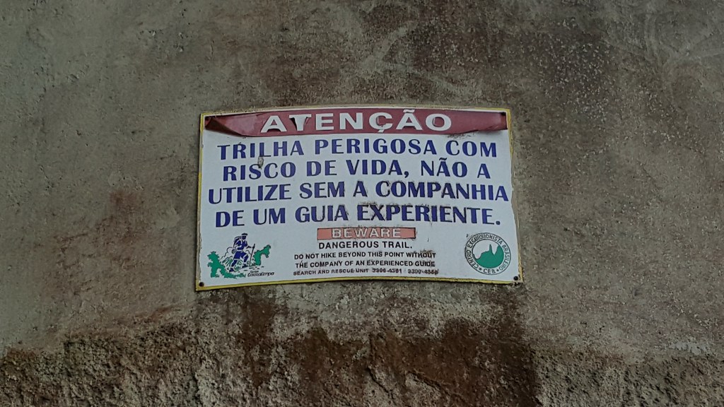 End of Urca da Morro walk, Rio de Janeiro