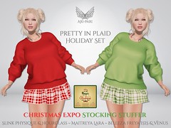 [Ari-Pari] Pretty In Plaid Holiday Set