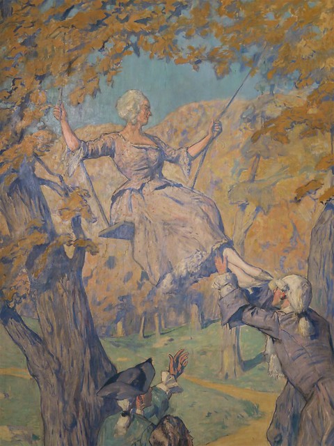 L’escarpolette, détail (1928), Lucien Jonas - Exposition 