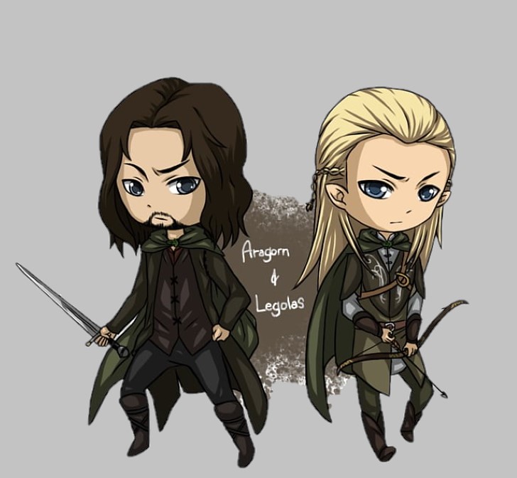 Featured image of post Legolas Aragorn Drawing Aragorn and legolas deserve to be together until the last days of arda