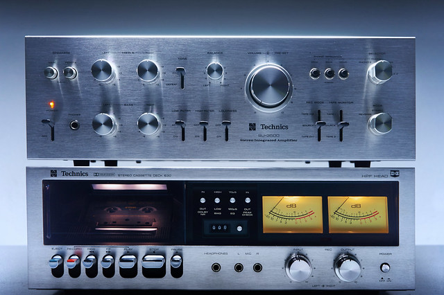 Technics Stereo Amplifier SU 3500 & Cassette Deck RS 630USD
