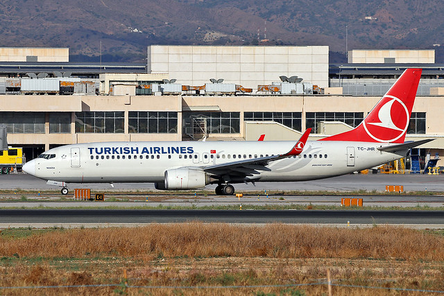 TC-JHR Boeing 737-8F2 Turkish Airlines Named Manisa AGP 21-10-19
