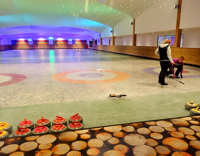 Curling at The Flower Bowl Entertainment Centre at Barton