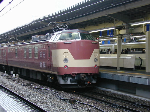 JR West 443 series in Osaka.Sta, Osaka, Osaka / March in 2006