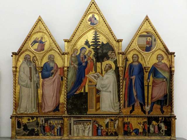 Wed, 09/09/2015 - 10:05 - Vision of St Bernard by Matteo di Pacino - Accademia Florence 09/09/2015