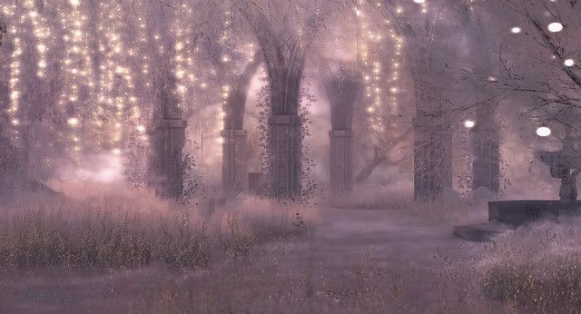 wintertime in old . {mystical fae forest} .