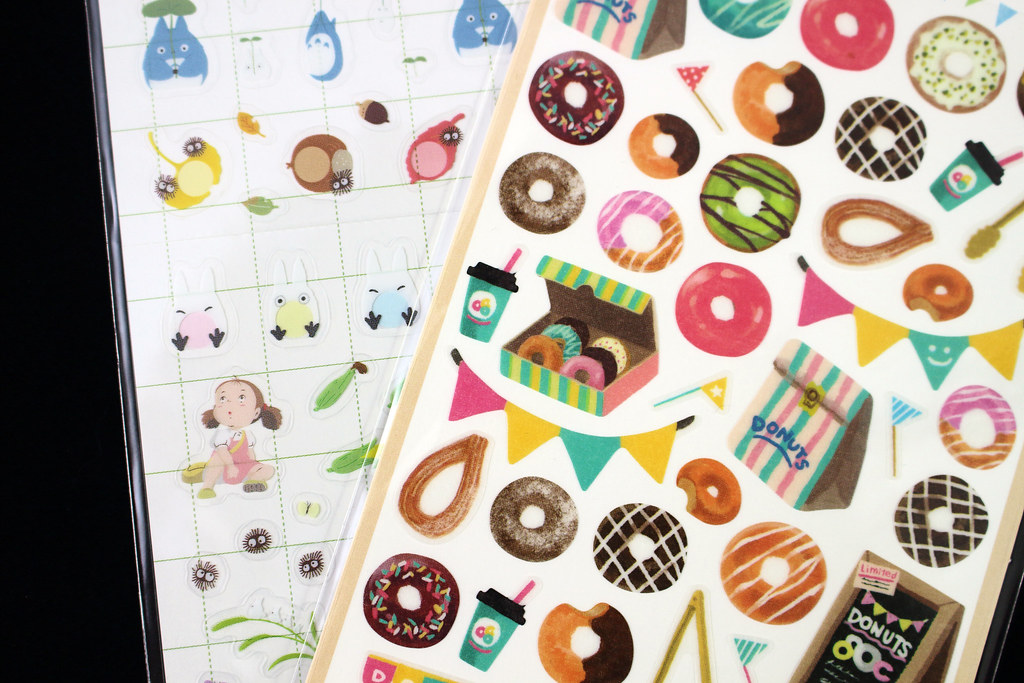 Totoro & Midori Planner Stickers Close Up