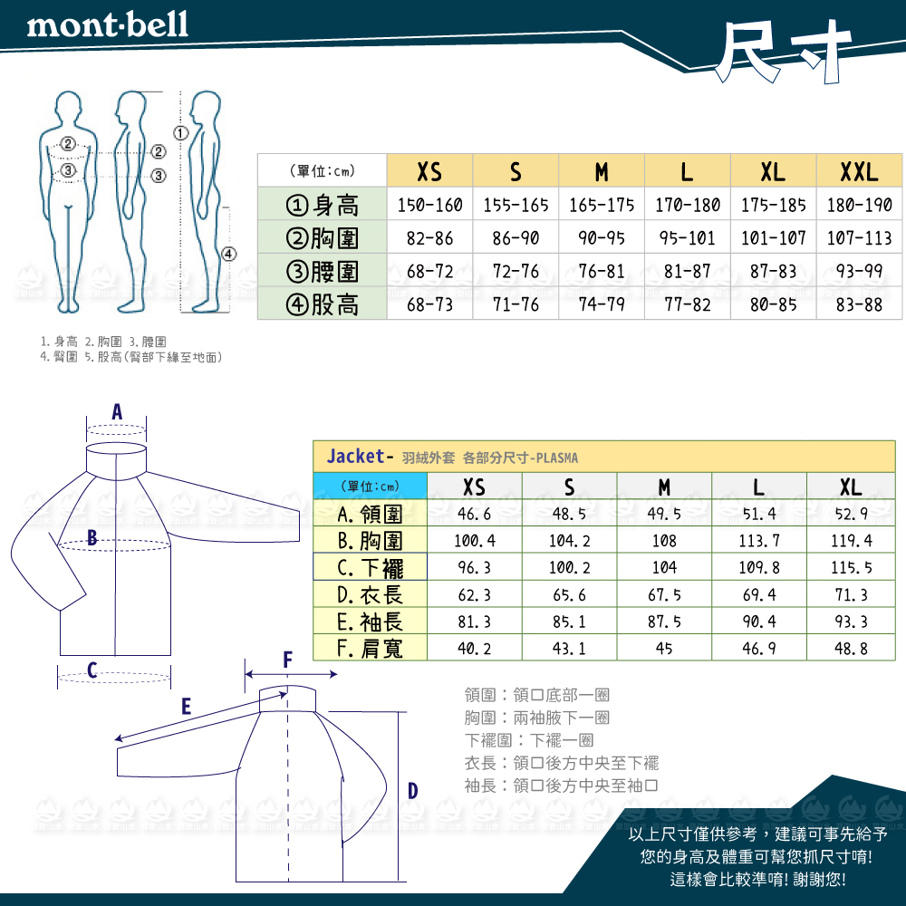 【Mont-Bell 日本 男 Plasma 1000FP 羽絨外套《藍》1101493/輕量羽絨/羽絨衣/鵝絨外套/防風夾克