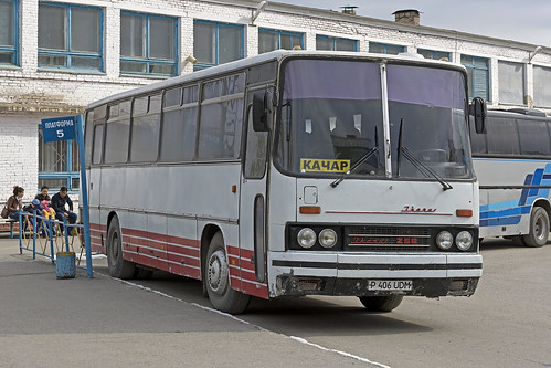 bus busstation ikarus 256 p406udm private cloudy