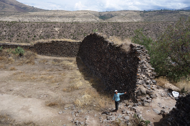 Defensive Wall - Wari Archaeological Complex - near Ayacucho, Peru
