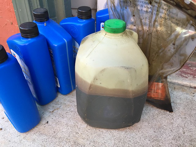 Changed Impreza's oil (4.5 qt) & filter