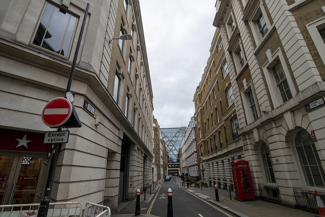 Cloak Lane - Downtown London, England, United Kingdom