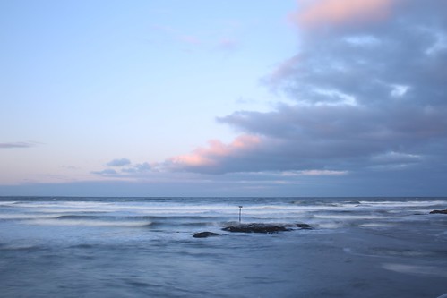 scotland saintandrews standrews beach playa water agua largaexposicion longexposure silk canon canoneos eos6d sigma sigmaart sigma35mm sunset atardecer