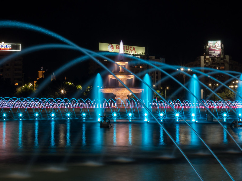Unirii Square Fountains, Bucharest
