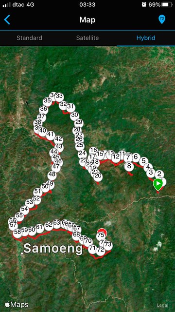 PYT100 - 2019 running route for 75 km