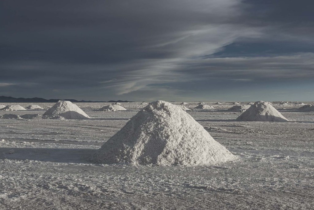 烏尤尼鹽沼是世界最大的鋰礦床（圖片來源：Marcelo Perez del Carpio/Bloomberg）。