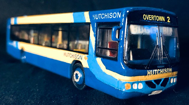 Code 3, Hutchison of Overtown model buses, by me.