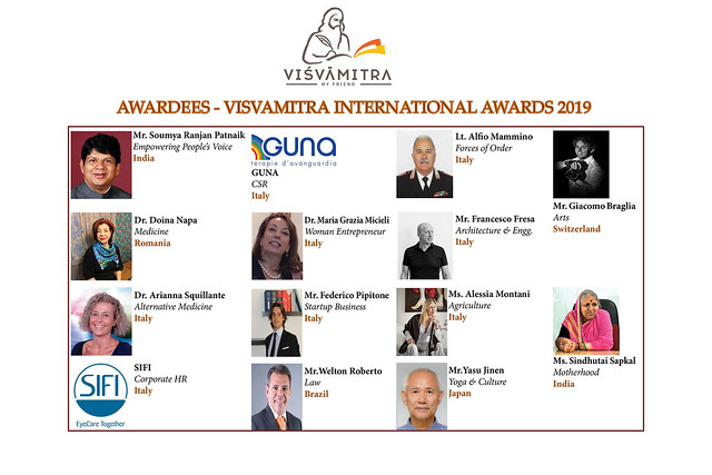 Visvamitra Award of excellence 2019 - awardee