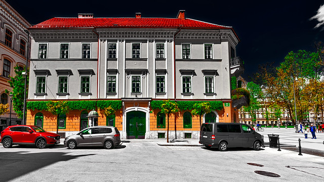 Ljubljana - House with red roof