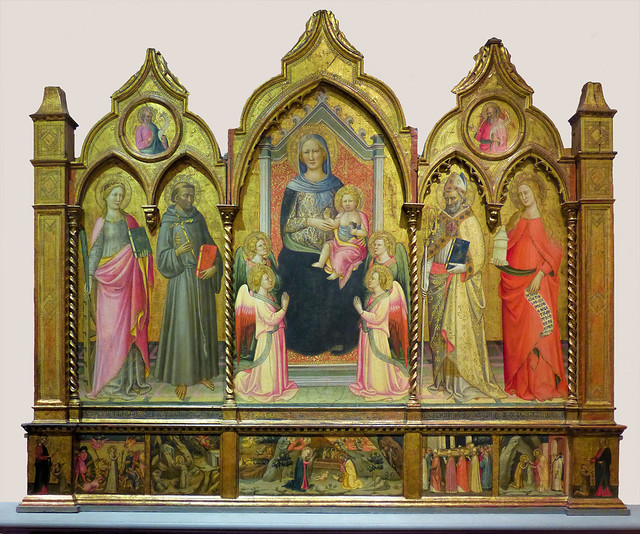 Wed, 09/09/2015 - 10:48 - 'Enthroned Madonna and Child' (1435) by Lippo d'Andrea - Accademia Florance 09/09/2015