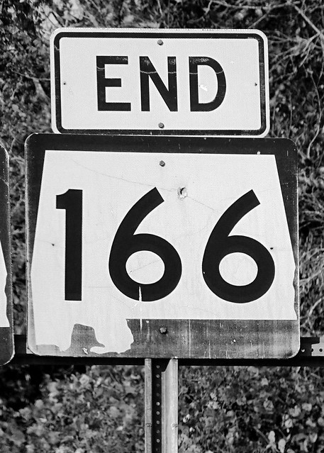 AL, Danleys Crossroads-AL 141 End AL 166 Sign