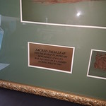plaque for Mecca palm leaf