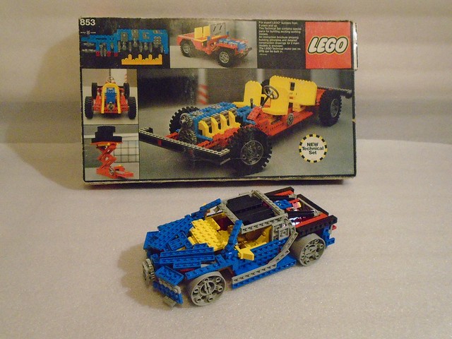 Retro Lego Bugatti Chiron (set 853) moc