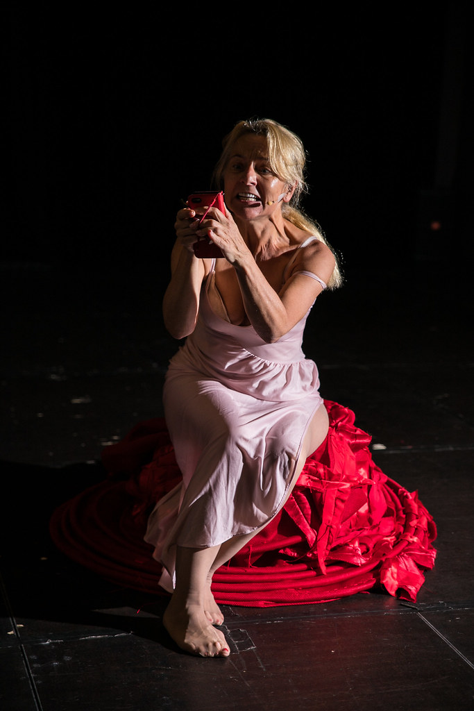 <p>Rehearsal for LADY based on Macbeth</p>