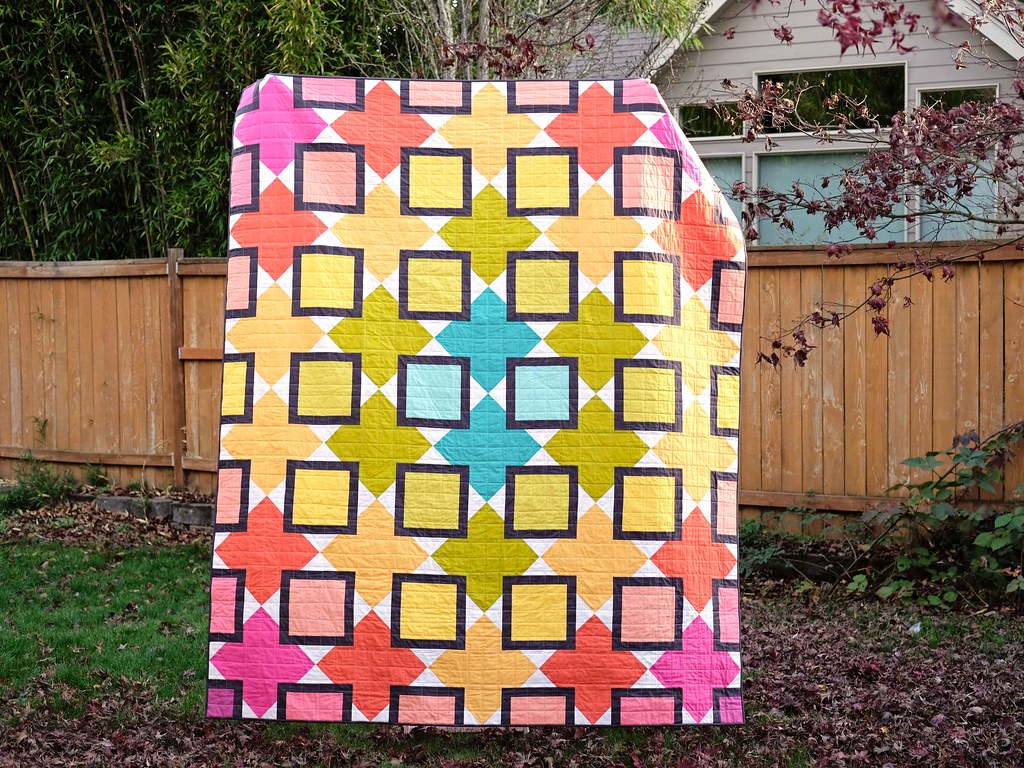 A Rainbow Mary Quilt - Kitchen Table Quilting